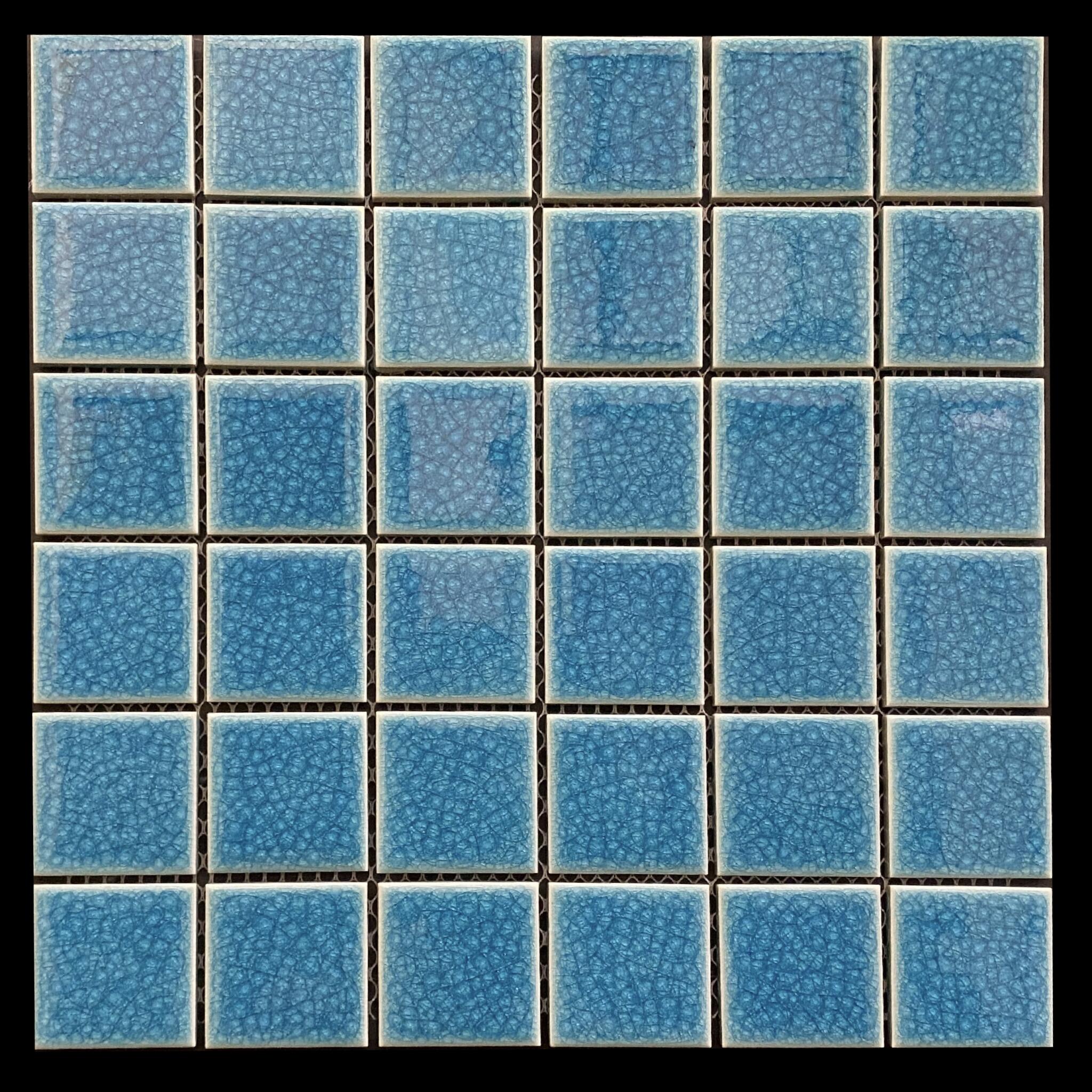 Ice Crack Blue - Pool Mosaic